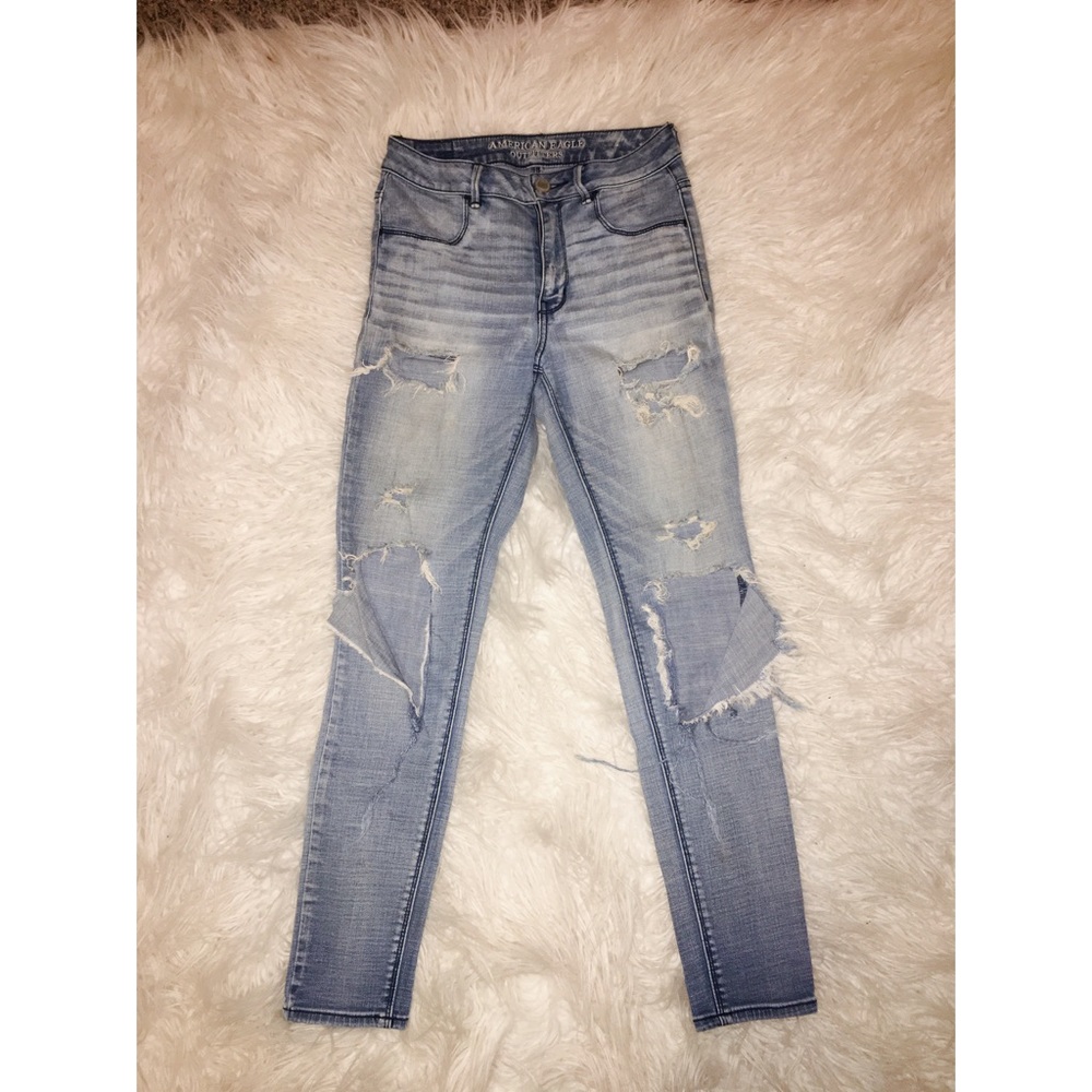 American Eagle ripped jeans
